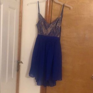 Cobalt blue dress